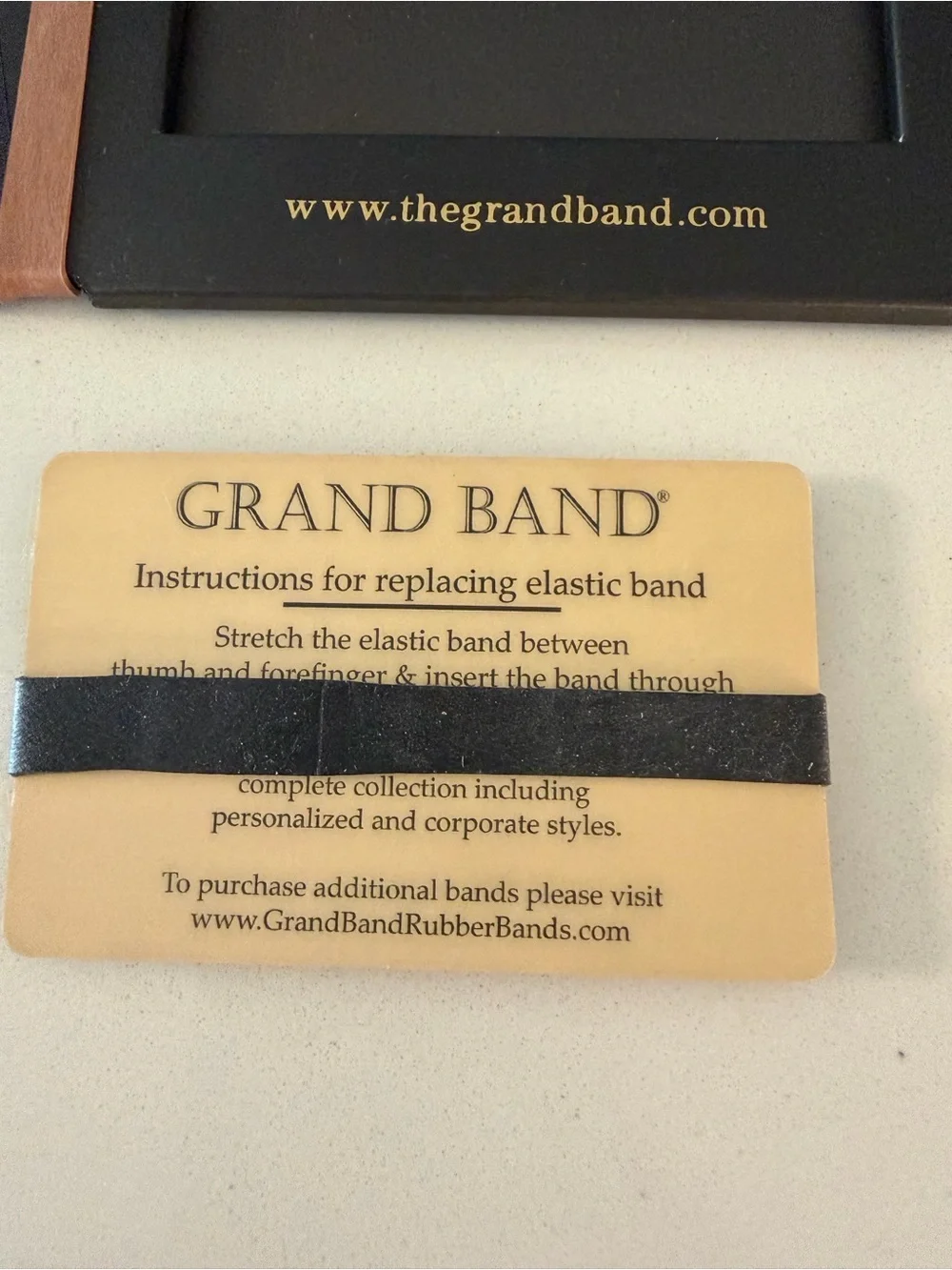 Grand Band Money Clip Card Holder 2 extra straps